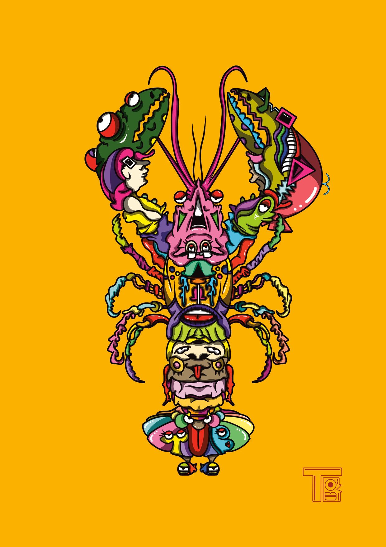 Canvas Lobster